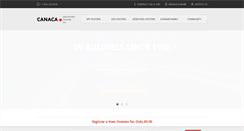 Desktop Screenshot of canaca.net